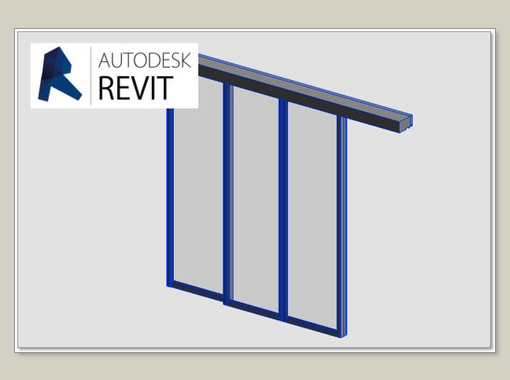 record system 20 – Linear sliding doors D-STA – Curtain wall panel