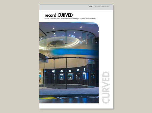 record CURVED – Broschüre