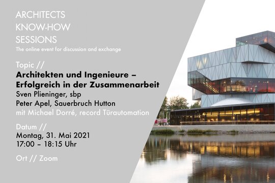 Architects´ Know-How Session mit record