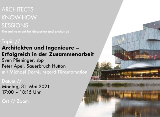 27.04.2021 Architects´ Know-How Session mit record