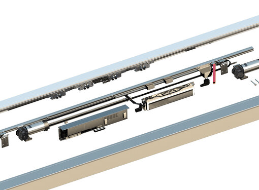 Verstärkter Schiebetürantrieb (DUO)